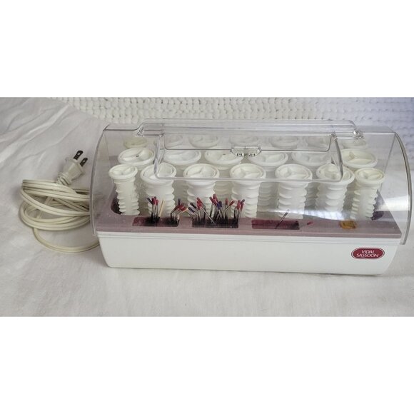 Vidal Sassoon Hairsetter Model VS321 20 Hot Rollers Curlers 3 Size Clips TESTED - Picture 1 of 12